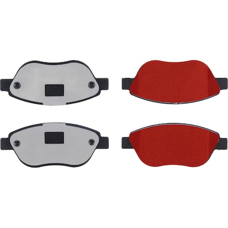 Centric Parts Pq Pro Disc Brake Pads, 500.16181 500.16181
